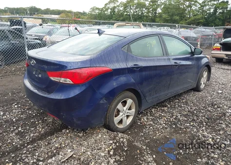 2012 Hyundai Elantra Gls из США, поврежденный, VIN 5NPDH4AE5CH063033